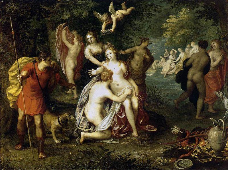 Hendrick van balen Diana Turns Actaeon into a Stag